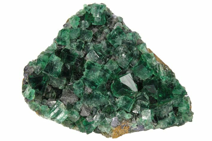 Fluorite Crystal Cluster with Galena- Rogerley Mine #132989